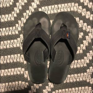 Dark Navy Blue Rainbow Sandals